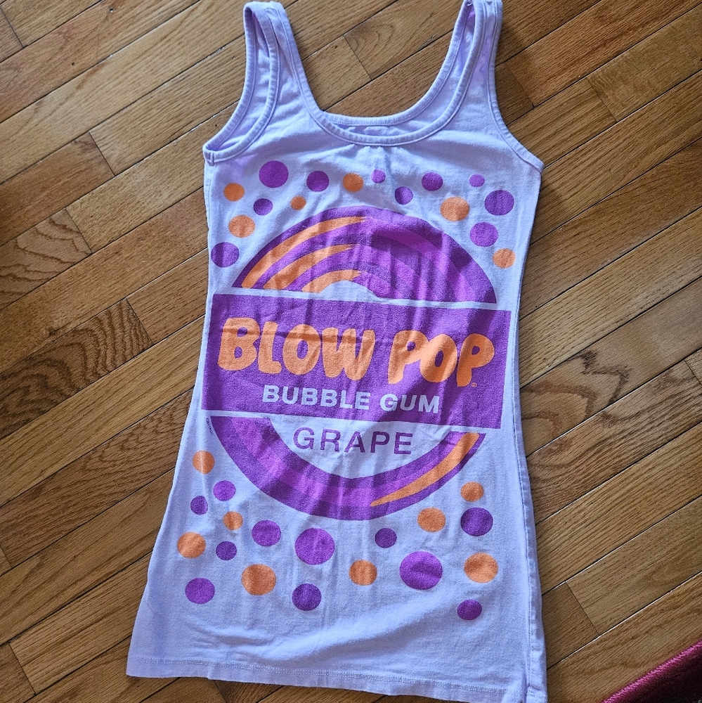 Blow Pop Purple Tank Dress Costume